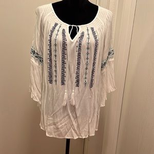 Hannah peasant type blouse 2X